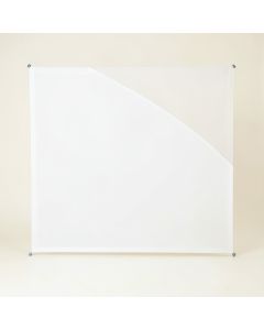 Picoscreen Series White Fg 55 '' Diagonal Portable Projection Screen (synthetic illustration; no displayed measurements)