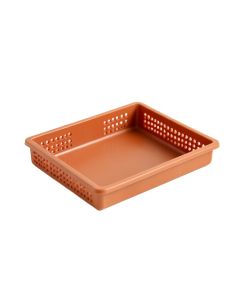 Glen Branch Empty Under-Desk Cable Tray - Terracotta