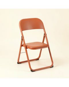 Lake Branch Folding Outdoor Chair - Terracotta (synthetic illustration; no displayed measurements)