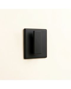 Vale Bend Wall-Mounted Robe Hook - Black (synthetic illustration; no displayed measurements)