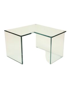 Adelyse Glass L-Shape Desk (synthetic illustration; no displayed measurements)
