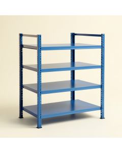 Oak Arc Empty Seed-Starting Shelving Unit Without Lights - Blue (synthetic illustration; no displayed measurements)