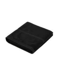 Maple Crest Bath Towel - Black (synthetic illustration; no displayed measurements)