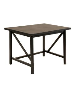 Alder Dale Empty Workshop Workbench - Black