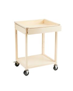 Pine Canyon Empty Rolling Workshop Cart - Ivory (synthetic illustration; no displayed measurements)