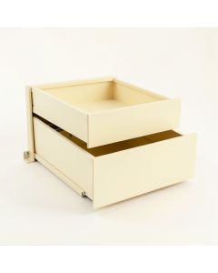 Vale Bluff Under-Desk Drawer Unit - Cream (synthetic illustration; no displayed measurements)