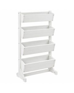 Dawn Brook Empty Vertical Garden Frame - White