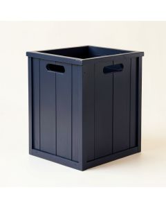 Meadow Arc Closed Outdoor Storage Box - Navy (synthetic illustration; no displayed measurements)