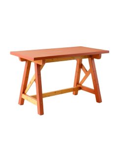 Linden Branch Empty Workshop Workbench - Terracotta (synthetic illustration; no displayed measurements)