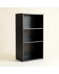 Flint Bridge Freestanding Bookcase - Black (synthetic illustration; no displayed measurements)