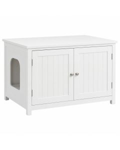 Field Bend Empty Furniture-Style Litter Enclosure - White