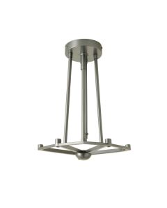 Allegro 4 - Light 16 '' Chandelier Style Drum Flush Mount (synthetic illustration; no displayed measurements)