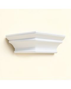 Neuveau 7 3/4 '' H X 96 '' W X 9 '' D Crown Molding (synthetic illustration; no displayed measurements)