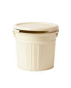 Aspen Brook Closed Garden Compost Bin - Cream (synthetic illustration; no displayed measurements)