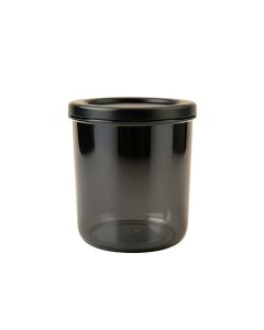 Olive Arc Storage Canister With Lid - Black