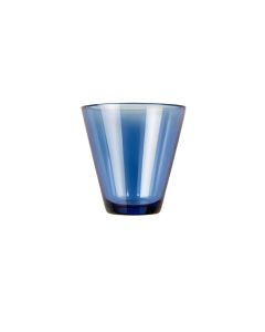 Stone Dale Wall Sconce Mounted On A Plain Wall - Blue