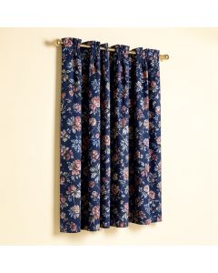 Kaster Lined Tailored Floral Room Darkening Rod Pocket Single Curtain Panel (synthetic illustration; no displayed measurements)