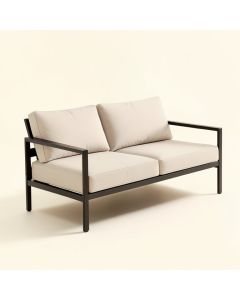 Aitzol Patio Sofa With Cushions (synthetic illustration; no displayed measurements)