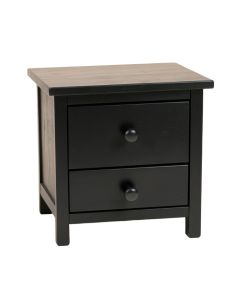 Ash Bridge Nightstand - Black (synthetic illustration; no displayed measurements)