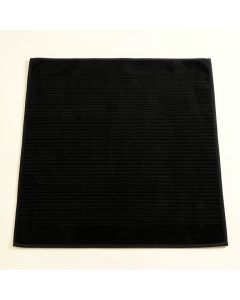 Summit Arc Bath Mat - Black (synthetic illustration; no displayed measurements)