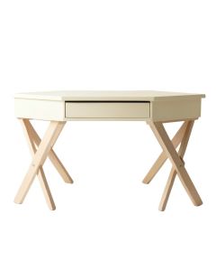 Vale Edge Writing Desk - Cream (synthetic illustration; no displayed measurements)
