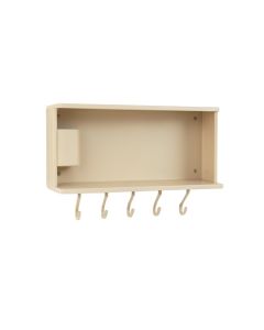 Hill Brook Wall-Mounted Entryway Organizer Shelf - Beige (synthetic illustration; no displayed measurements)