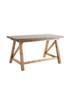 Birch Bridge Empty Workshop Workbench - Gray (synthetic illustration; no displayed measurements)
