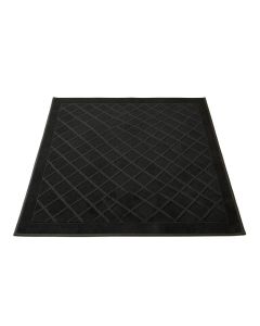 Ridge Bridge Rectangular Area Rug - Black (synthetic illustration; no displayed measurements)