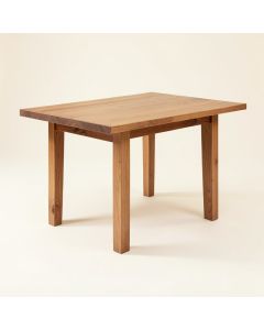 Deserae Rubberwood Solid Wood Dining Table (synthetic illustration; no displayed measurements)