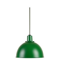 Dune Dale Pendant Light Suspended From One Plain Cable - Green