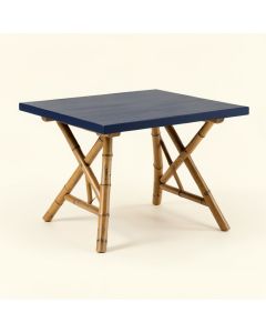 Clay Arc Patio Table (synthetic illustration; no displayed measurements)