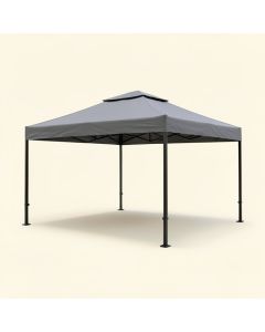 12 Ft. W X 9.8 Ft. D Steel Patio Gazebo (synthetic illustration; no displayed measurements)