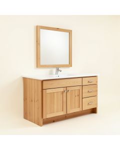 Bella 57 '' Double Bathroom Vanity Set (synthetic illustration; no displayed measurements)