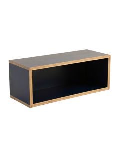 Reed Edge Shoe Storage Bench - Navy (synthetic illustration; no displayed measurements)