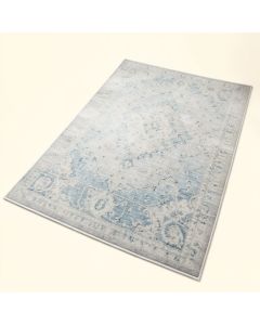 Arianna Oriental Blue/Light Gray Area Rug (synthetic illustration; no displayed measurements)