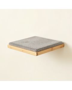 Alder Field Wall-Mounted Cat Perch - Gray (synthetic illustration; no displayed measurements)