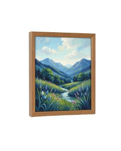 Bohemian Blue 01 Landscape By Lisa Audit - Painting Print (synthetic illustration; no displayed measurements)