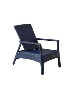 Lake Bluff Outdoor Lounge Chair - Navy (synthetic illustration; no displayed measurements)