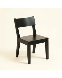 Reed Arc Small Chair - Black (synthetic illustration; no displayed measurements)