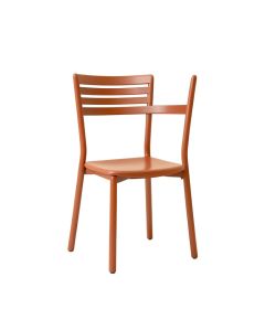 Spruce Bend Dining Chair - Terracotta (synthetic illustration; no displayed measurements)