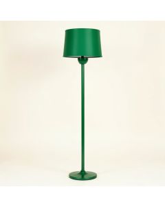 Summit Canyon Floor Lamp With A Plain Fabric Shade - Green (synthetic illustration; no displayed measurements)