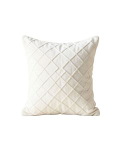 Ash Bend Filled Accent Pillow - White
