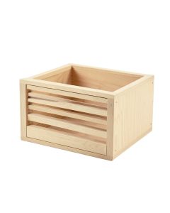 Cliff Field Empty Furniture-Style Litter Enclosure - Beige (synthetic illustration; no displayed measurements)