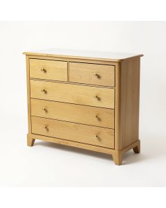 Rodrigues Melamine 5 Drawer Chest (synthetic illustration; no displayed measurements)