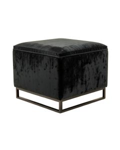 Shela 26.75 '' Velvet Cocktail Ottoman (synthetic illustration; no displayed measurements)