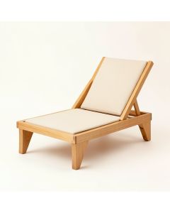 Pine Brook Outdoor Lounge Chair - Beige (synthetic illustration; no displayed measurements)