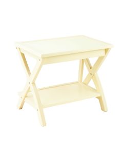 Ridge Crest Side Table - Ivory (synthetic illustration; no displayed measurements)