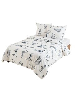Holli Zollinger Shiko Marine Duvet Cover (synthetic illustration; no displayed measurements)