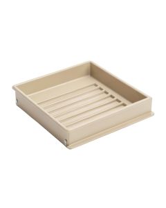 Flint Bluff Empty Under-Desk Cable Tray - Beige (synthetic illustration; no displayed measurements)