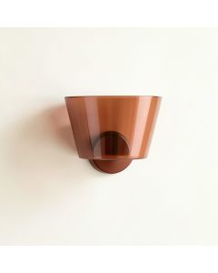 Maple Crossing Wall Sconce Mounted On A Plain Wall - Terracotta (synthetic illustration; no displayed measurements)